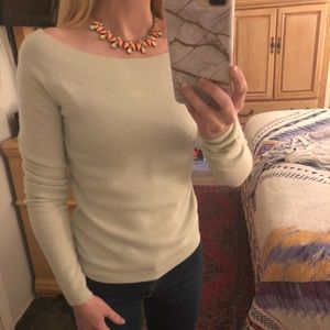 Banana Republic cashmere boat neck sweater